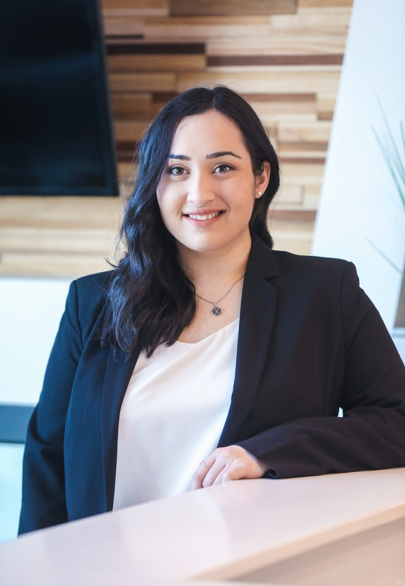 Lawyer portrait at the South Fraser Law Group office